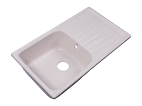 RS81-46SW-White - Мойка для кухни из искусственного мрамора ― Интернет магазин сантехники. Антивандальная сантехника.
