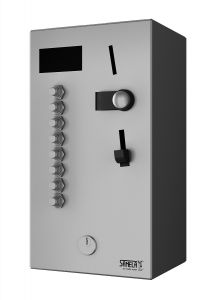 SLZA 02N - арт. № 88023 Монетный и жетoнный автомат для 4 - 12 душей, интерактивное управление, выбoр душа автoматoм ― Интернет магазин сантехники. Антивандальная сантехника.